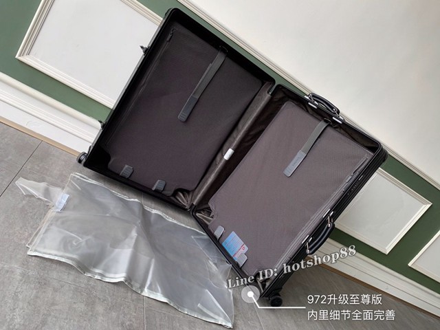 RIMOWA行李箱四輪拉杆箱 日默瓦黑色全鋁行李箱 型號66639 gdx1392